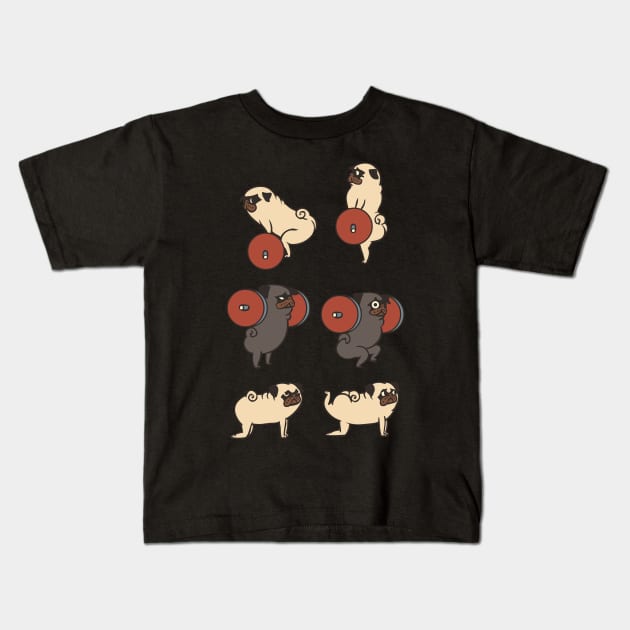 Butt Lift with The Pug Kids T-Shirt by huebucket